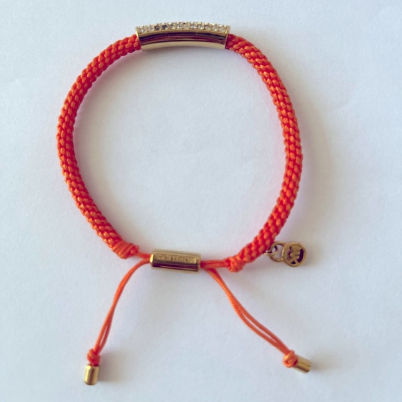 🧡 Michael Kors Macrame Friendship Gold Tone Bracelet - Picture 11 of 13